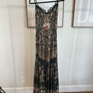 Floral Lace Maxi Dress